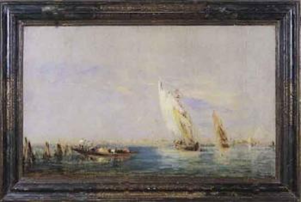 Vue de la lagune a Venise by Félix Ziem