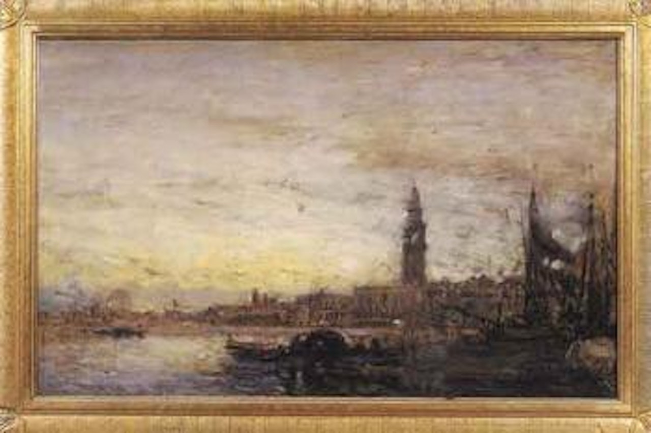 Vue de Venise au crepuscule by Félix Ziem