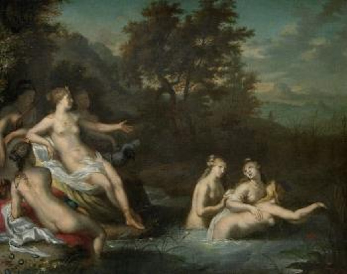 Diana bathing by Dutch School