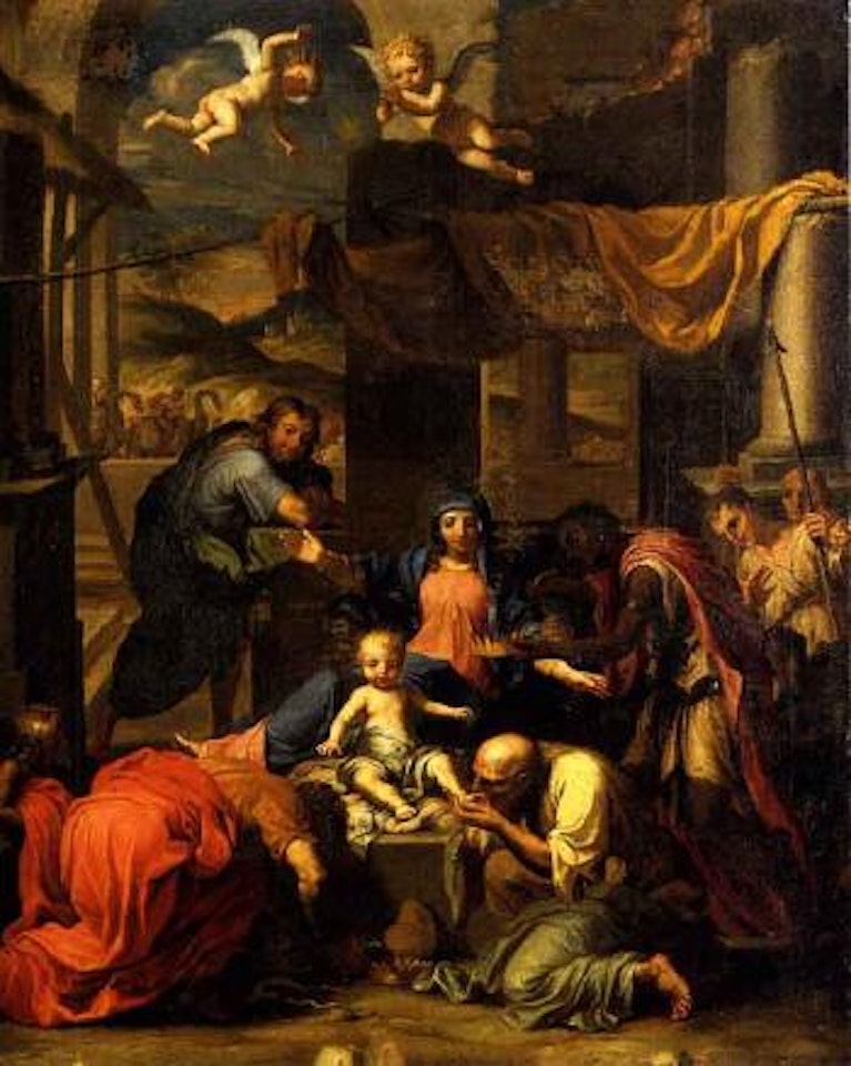 Adoration des Mages by French School