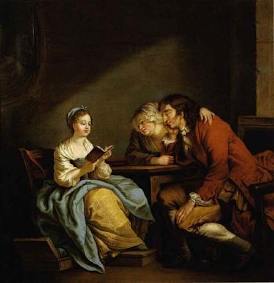 La lecture by Jean-Baptiste Greuze