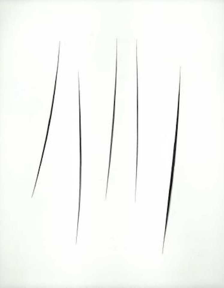 Spatial concept by Lucio Fontana