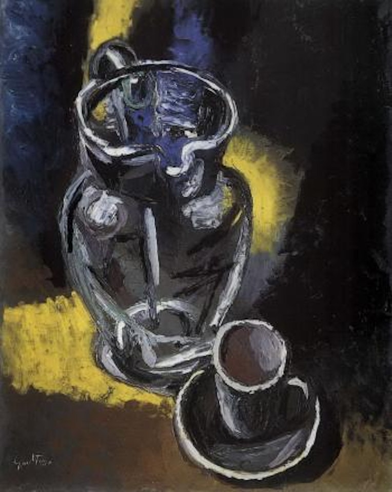 Jug and glass by Renato Guttuso