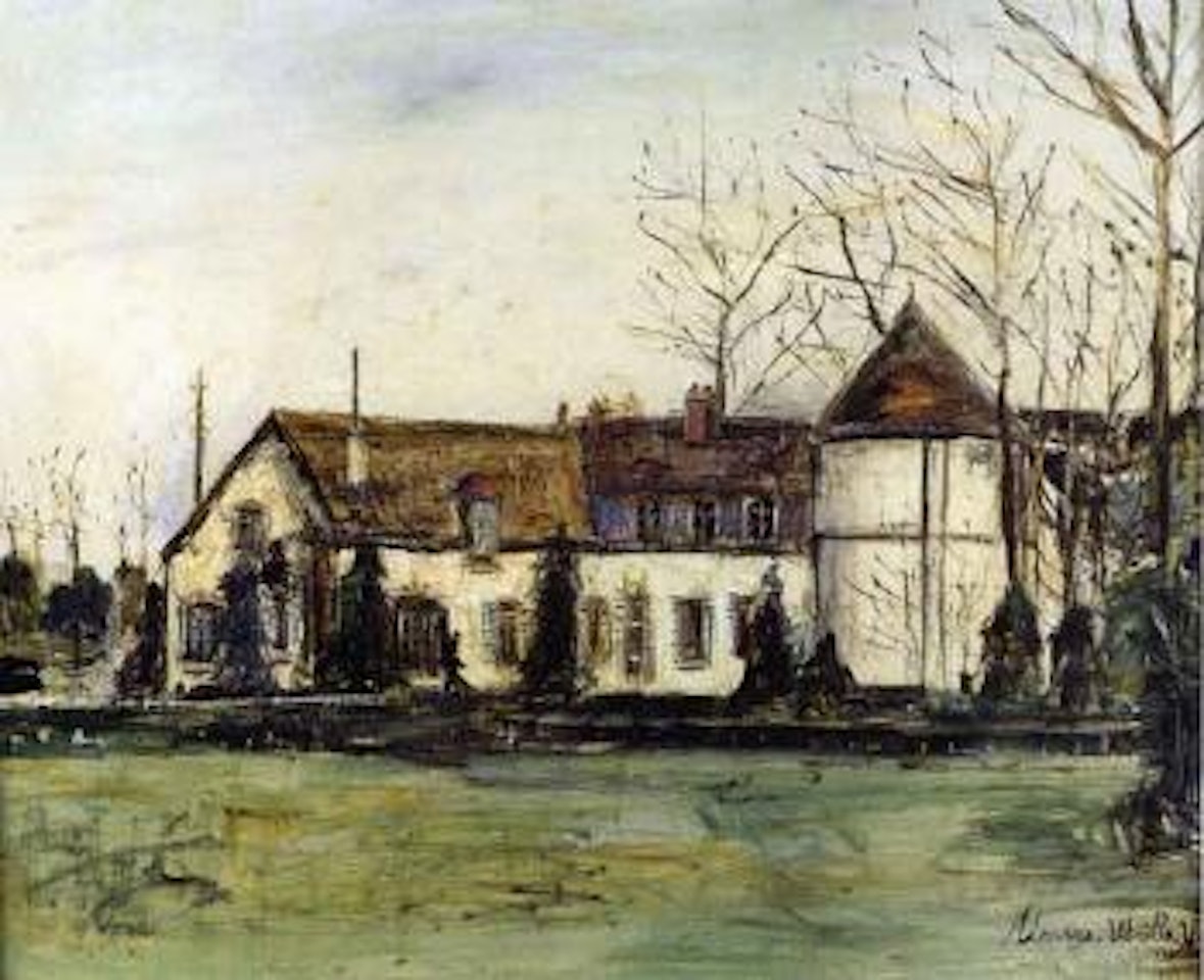 Le manoir by Maurice Utrillo