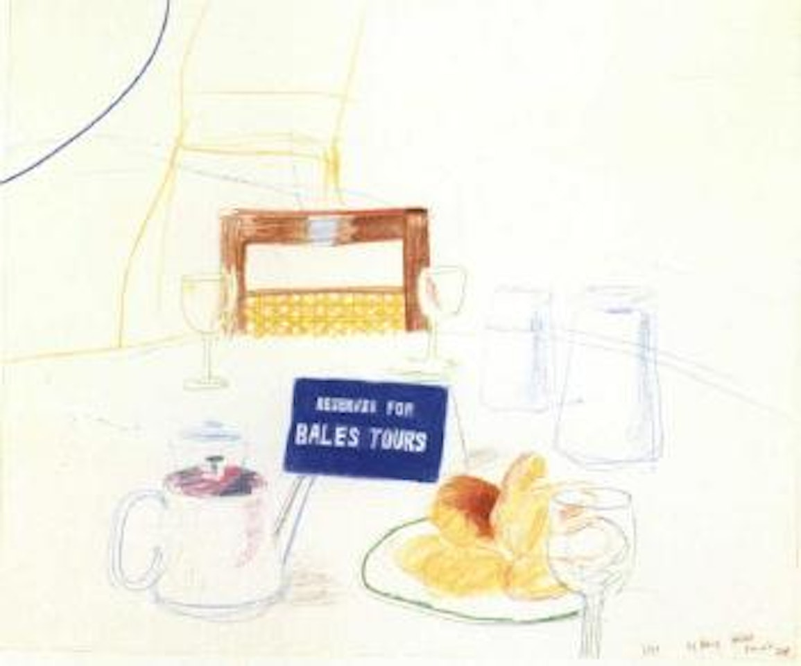 Bales Tours, El Borg Hotel, Cairo by David Hockney