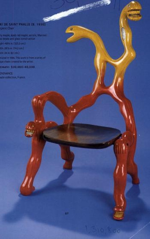 Serpent chair by Niki de Saint Phalle