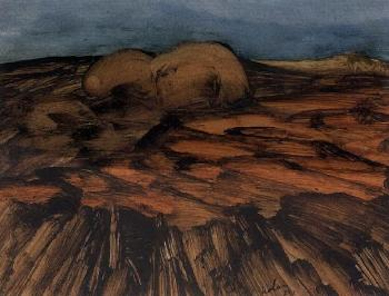 Central Australia by Sidney Nolan