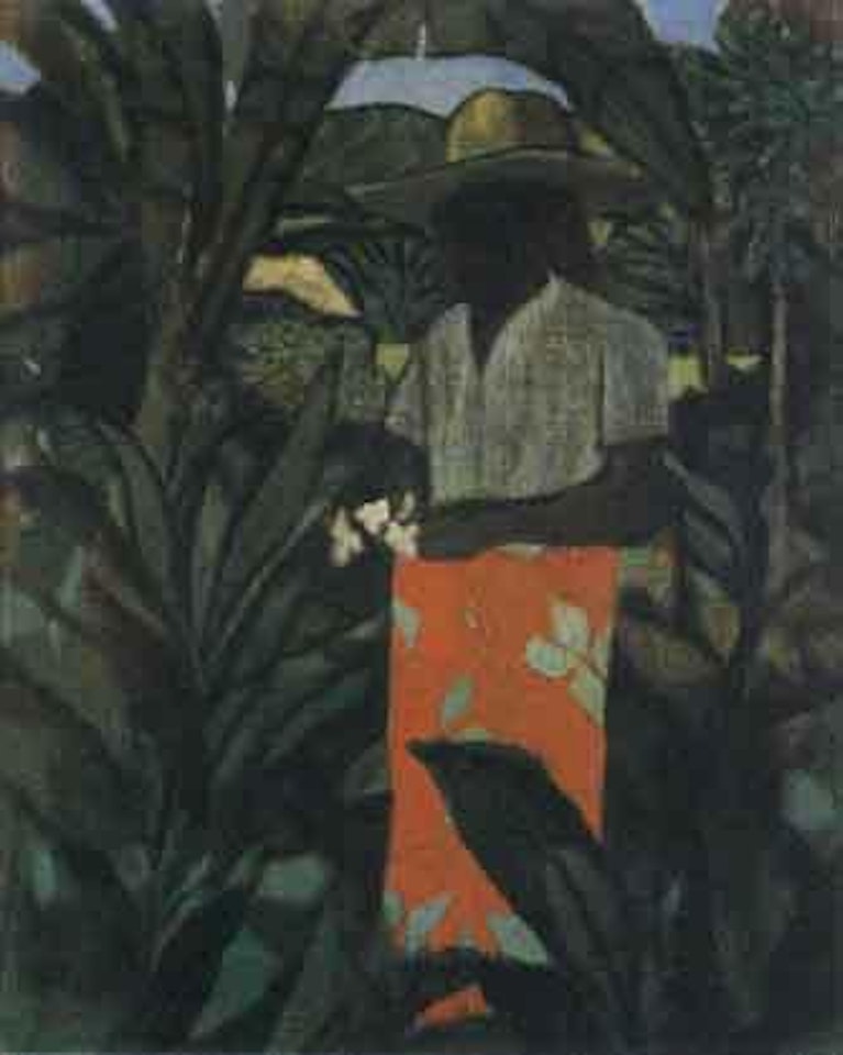 Scarlet sarong by Ray Austin Crooke