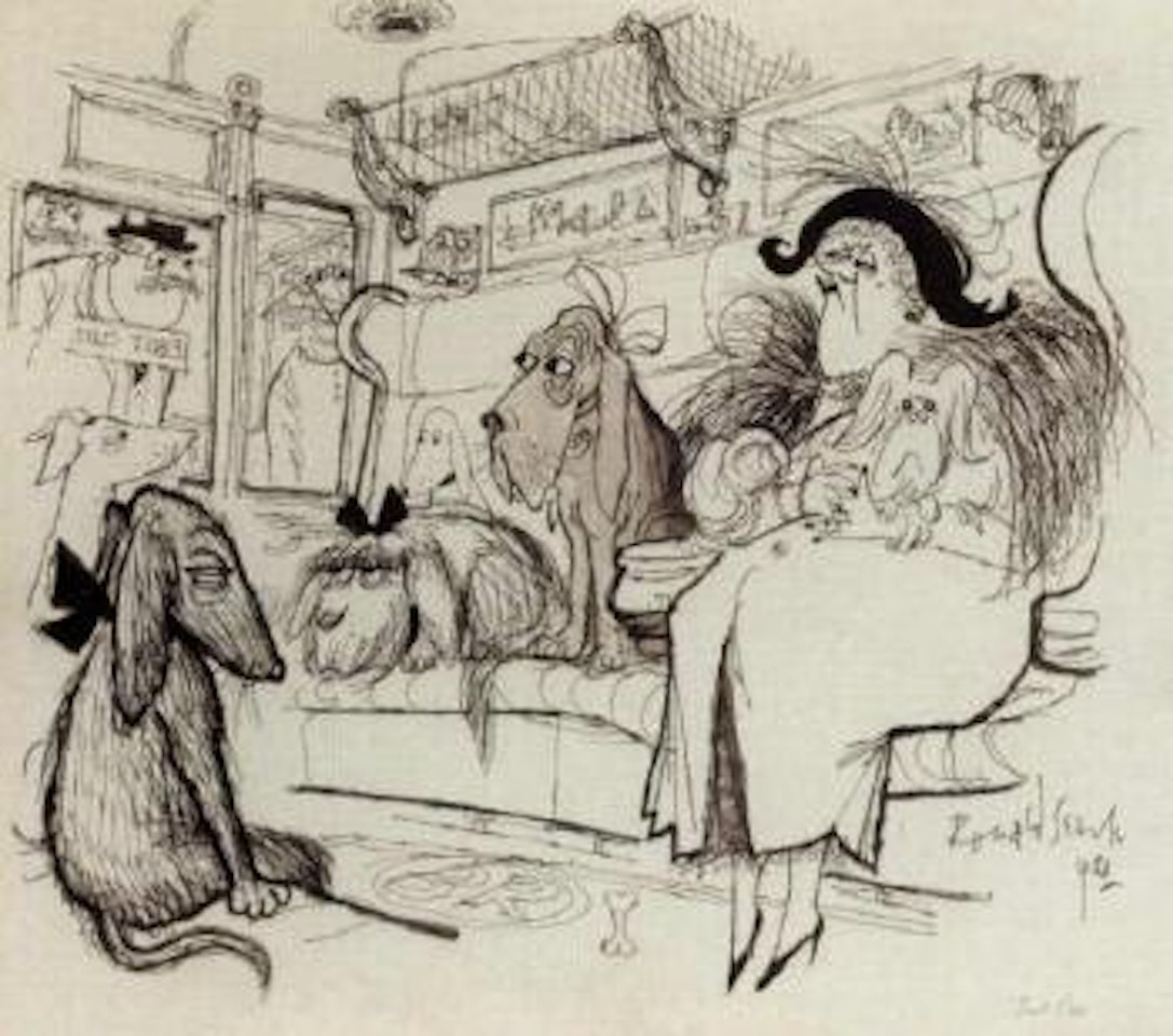 First glass by Ronald Searle