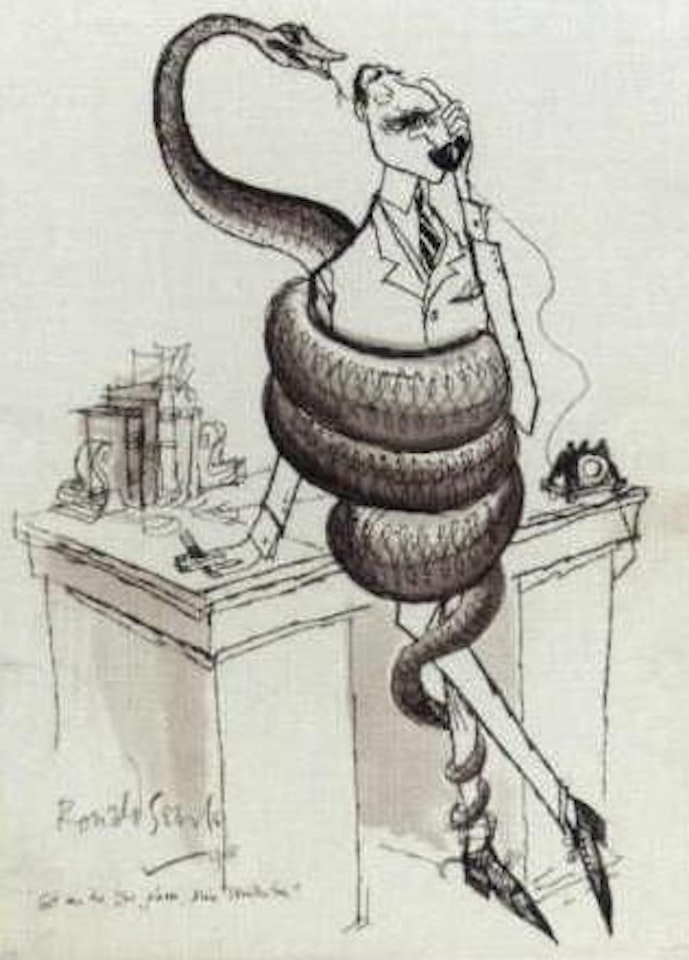 Get me the zoo, please, Miss Winterton by Ronald Searle