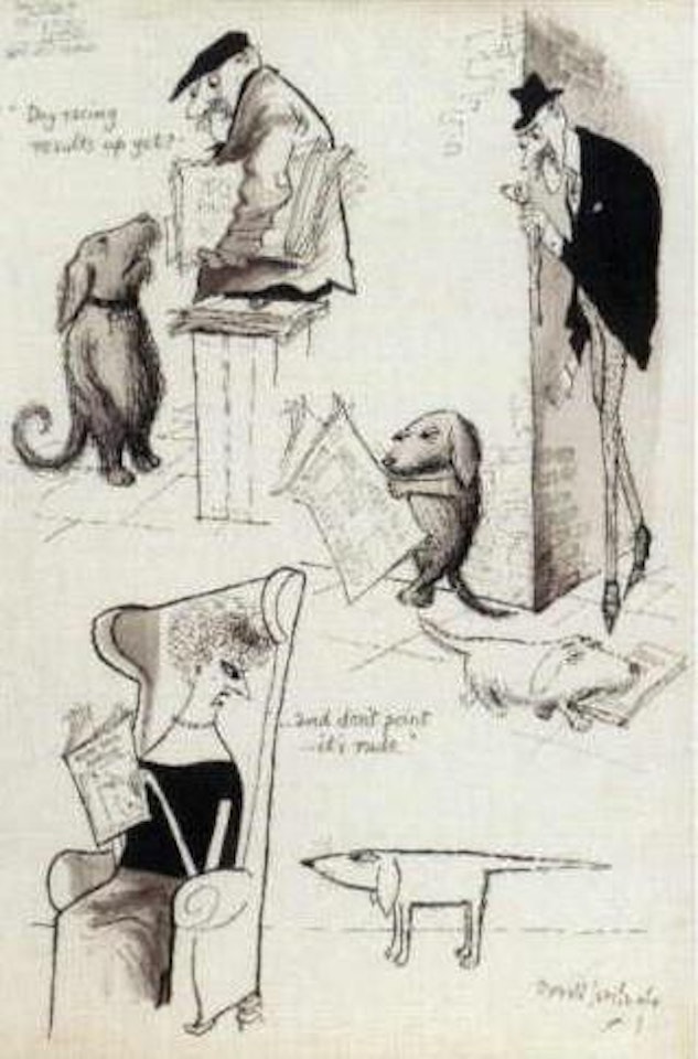 Man's best friend by Ronald Searle