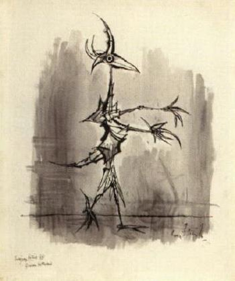 Imaginary portraits no.38 - Graham Sutherland by Ronald Searle