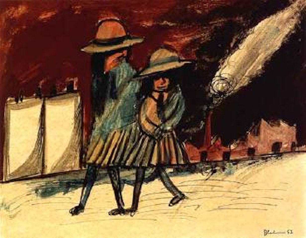 School girl by Charles Blackman