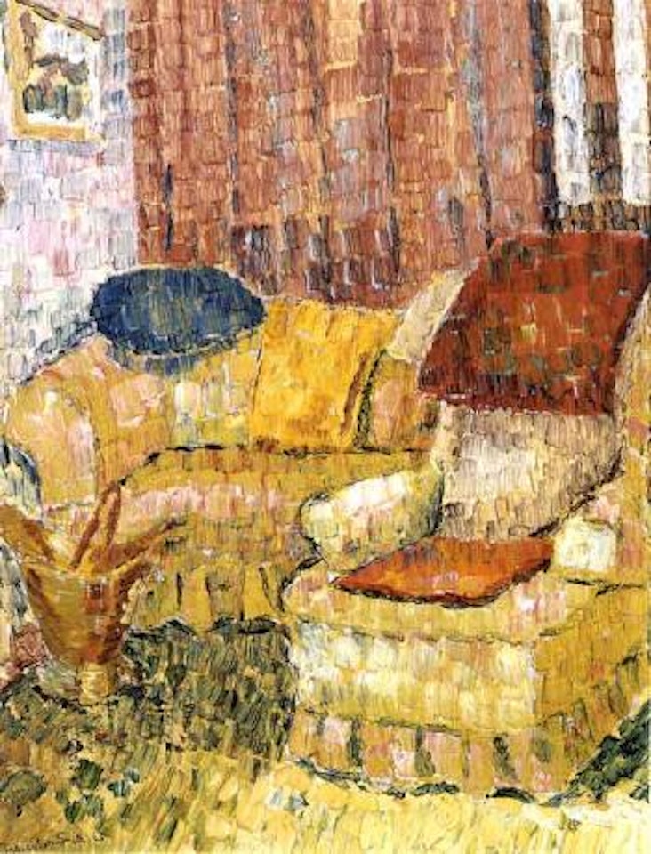 Sofa in the corner by Grace Cossington Smith