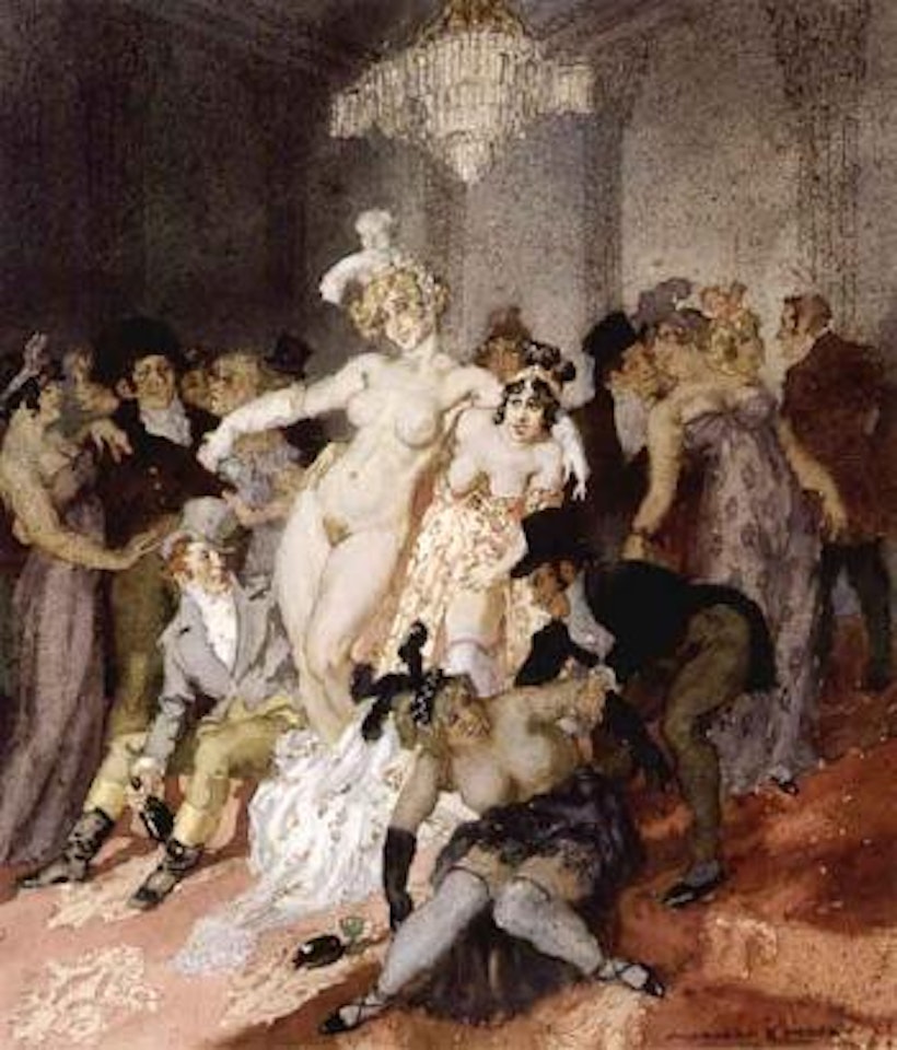 Regency fantasy by Norman Alfred Williams Lindsay