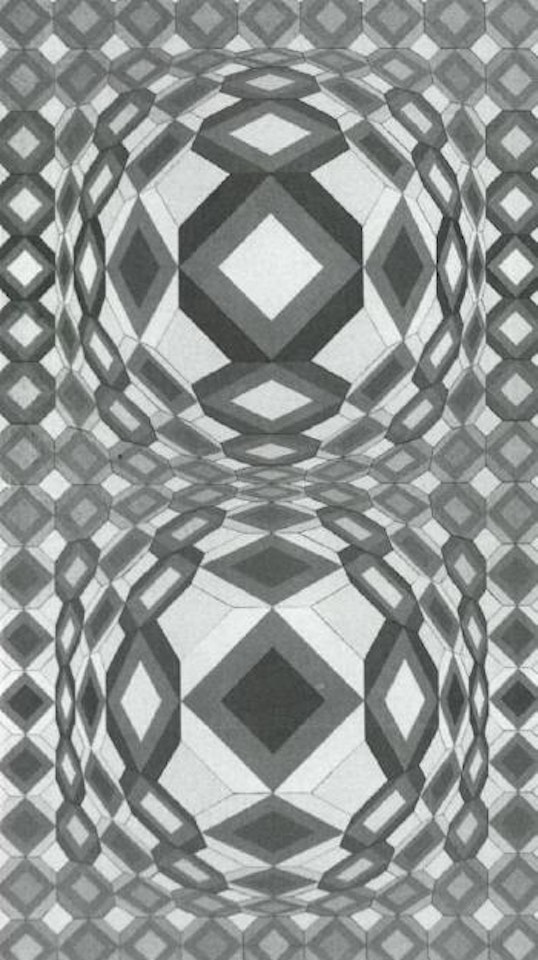 OKTA-Bis by Victor Vasarely