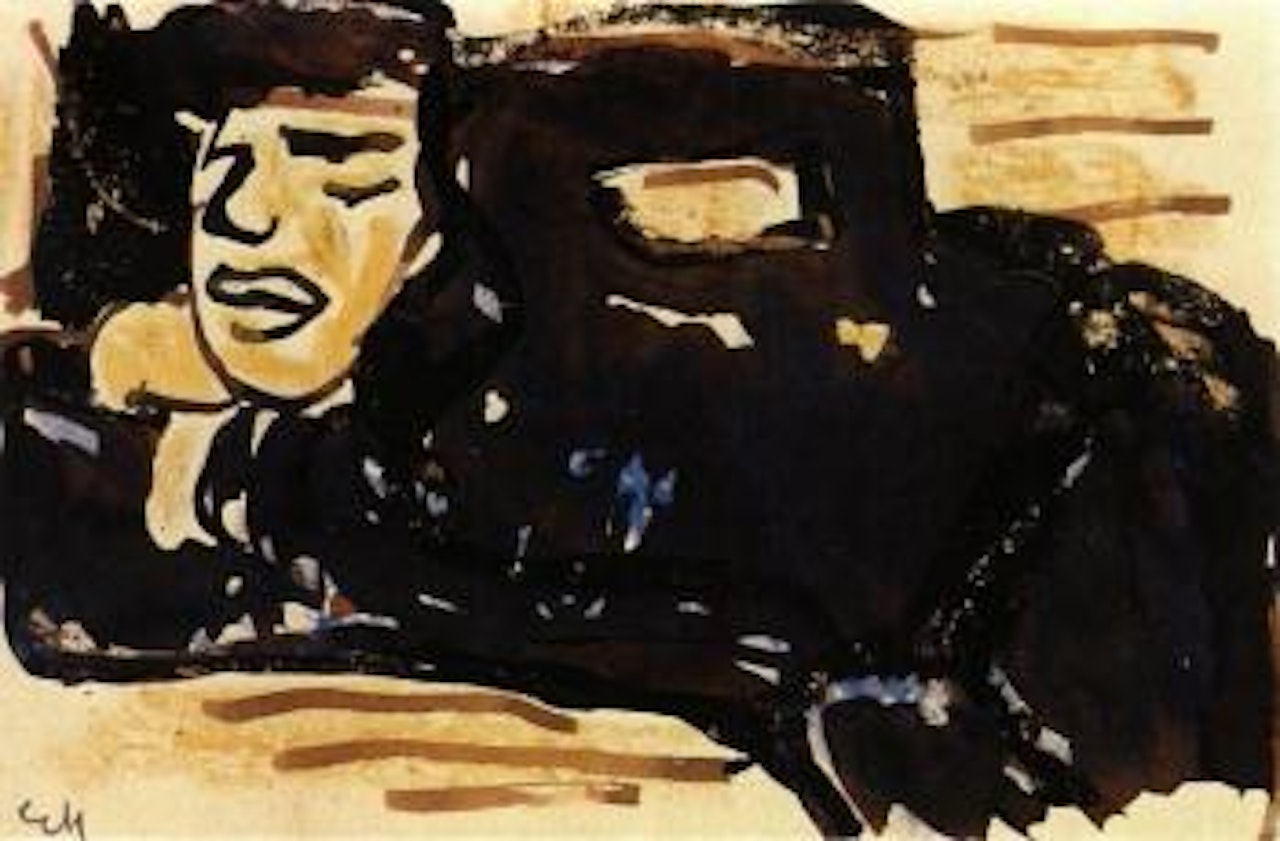 Reclining woman by Erich Heckel