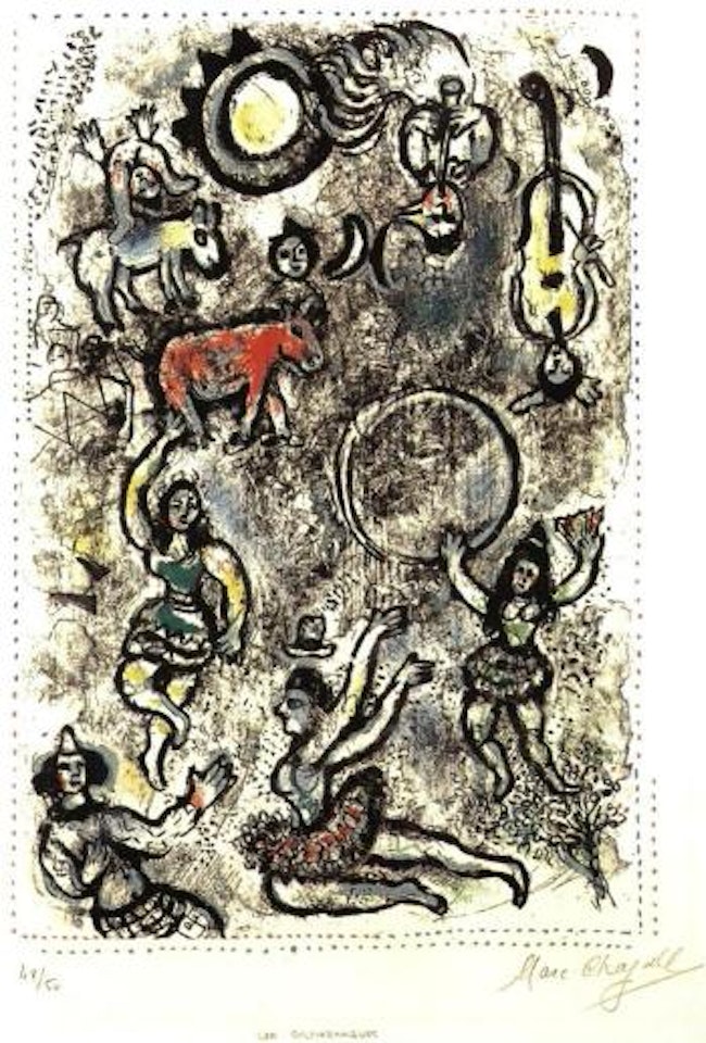 Les Saltimbanques by Marc Chagall