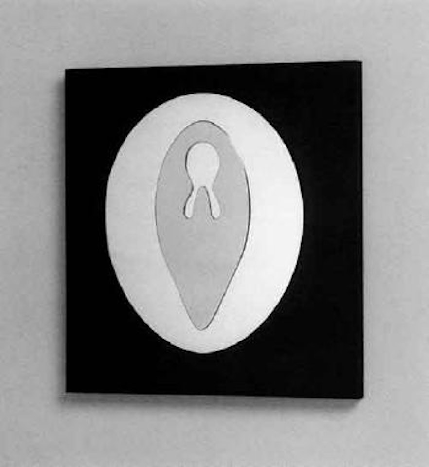 Metal relief Dokumenta III by Jean Arp