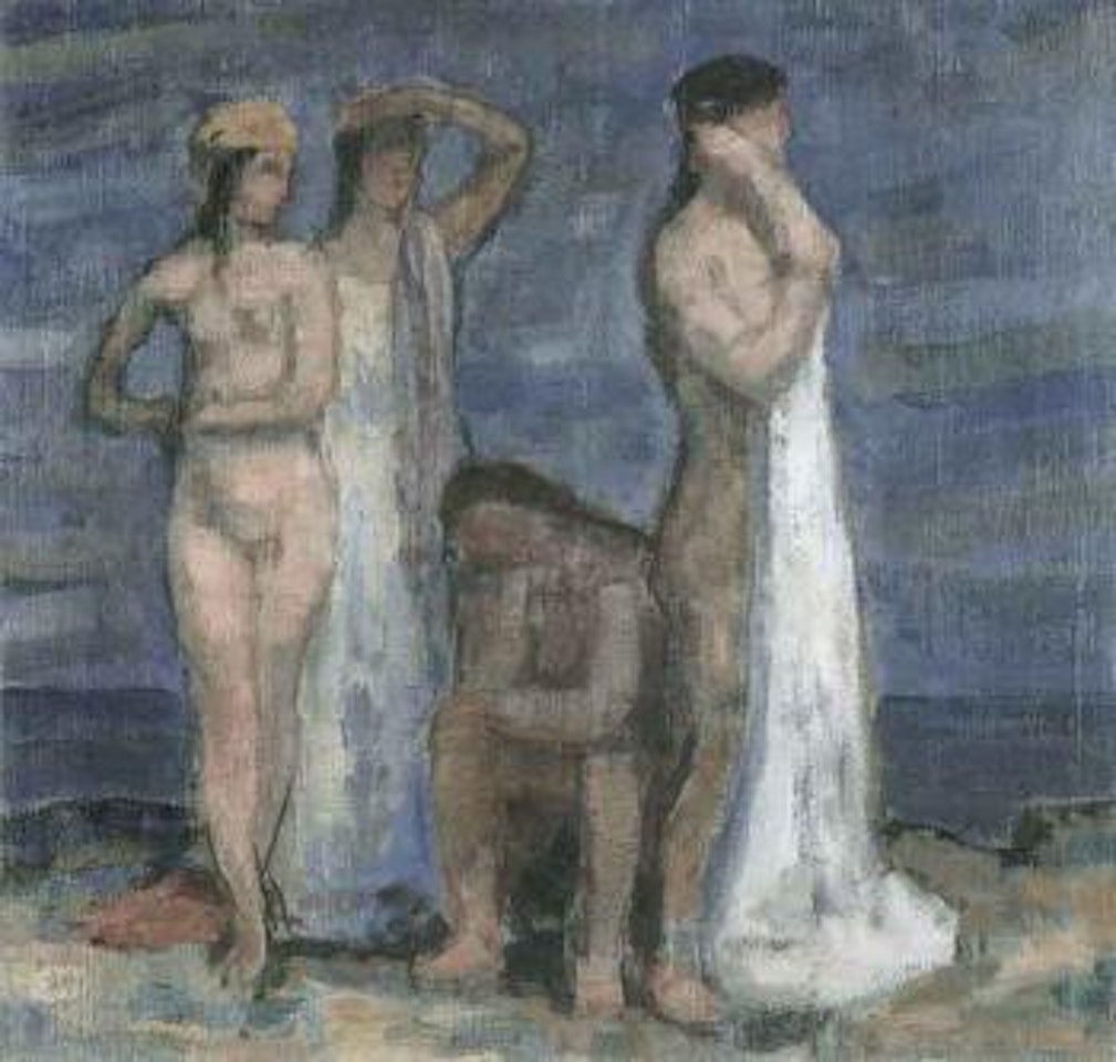 Women at the sea by Karl Hofer