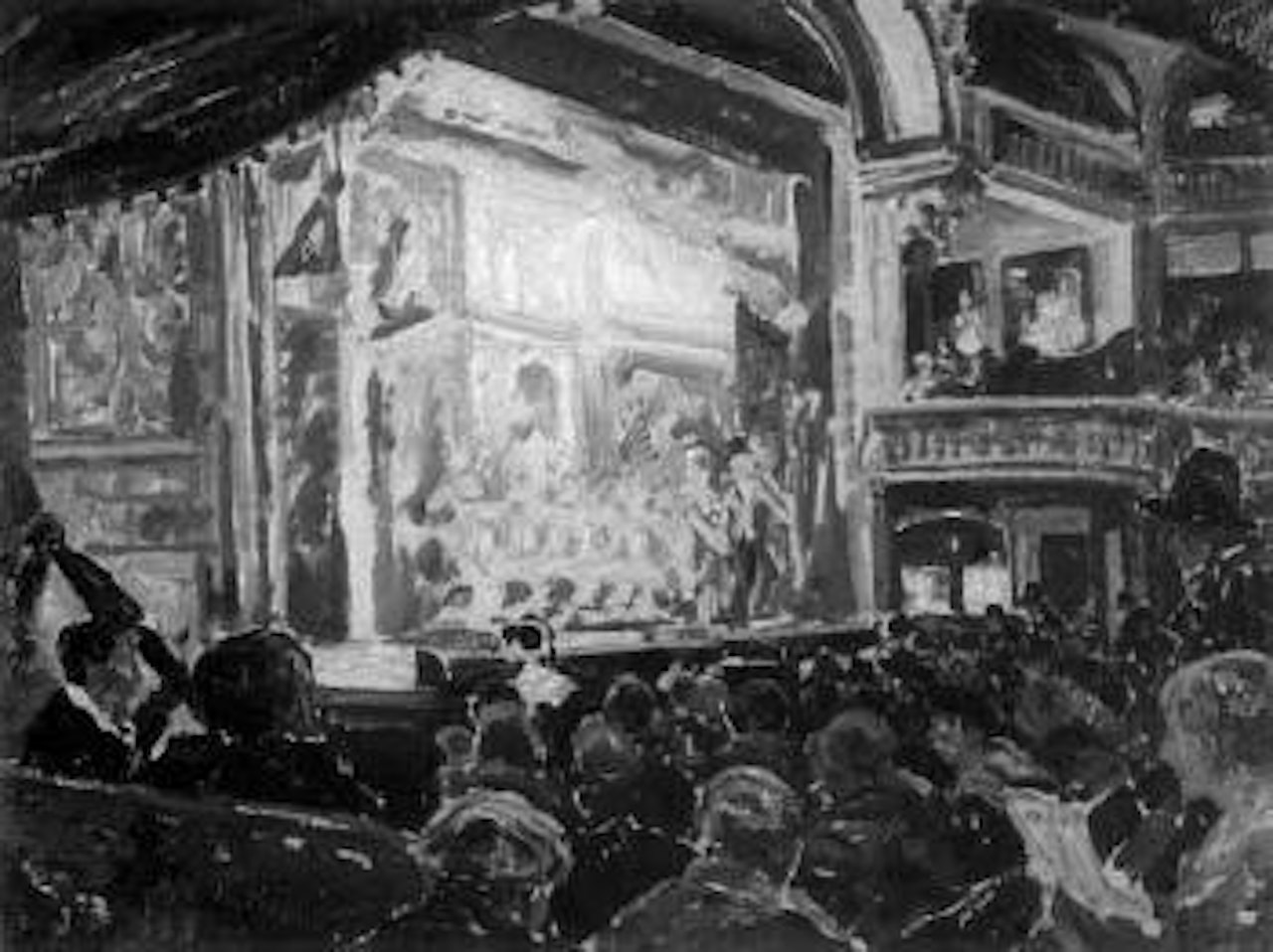 In the theatre by Max Clarenbach