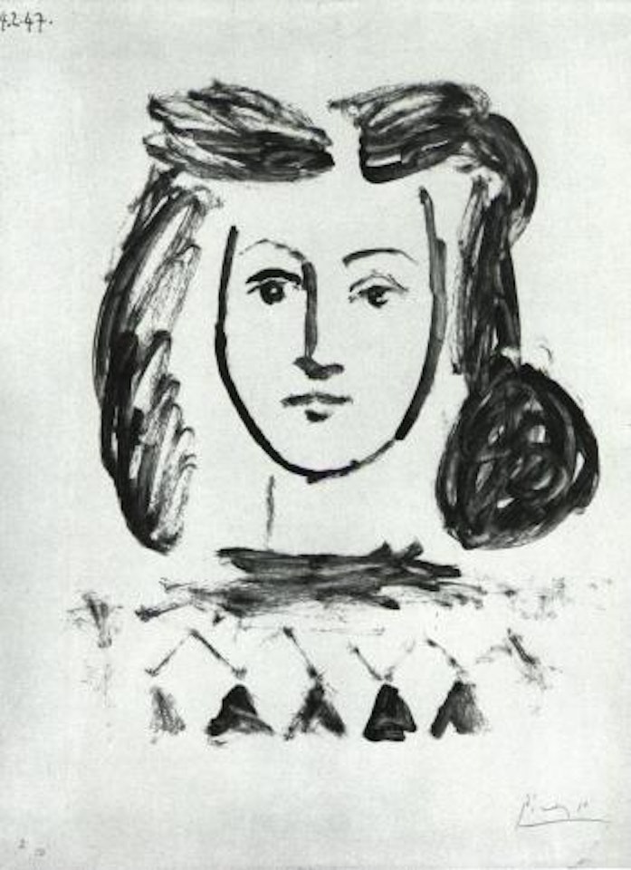 Buste de jeune fille by Pablo Picasso