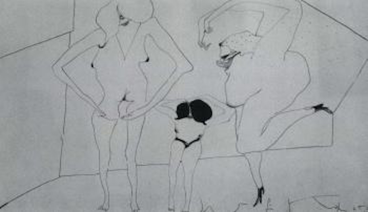 Female nudes by Horst Janssen