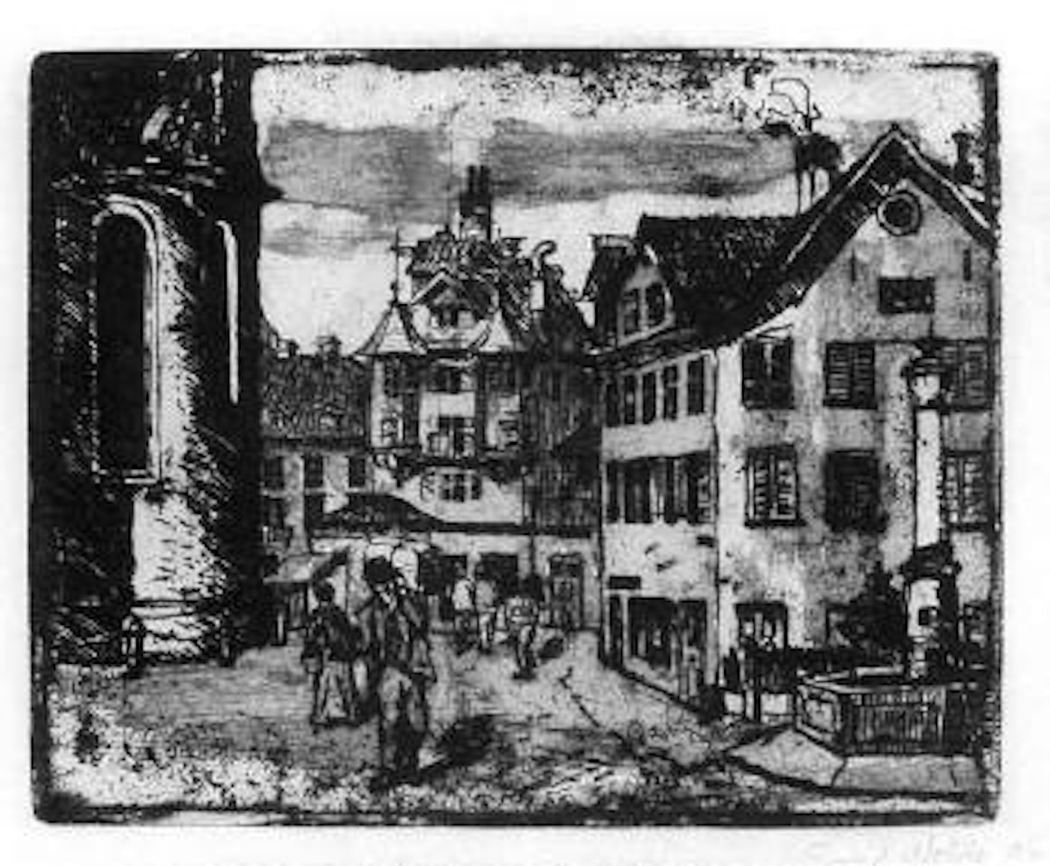 Old town by Emil Nolde
