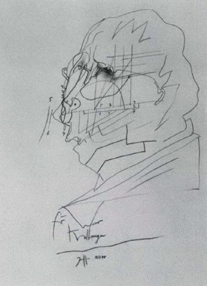 For Werner Kallmorgen by Horst Janssen