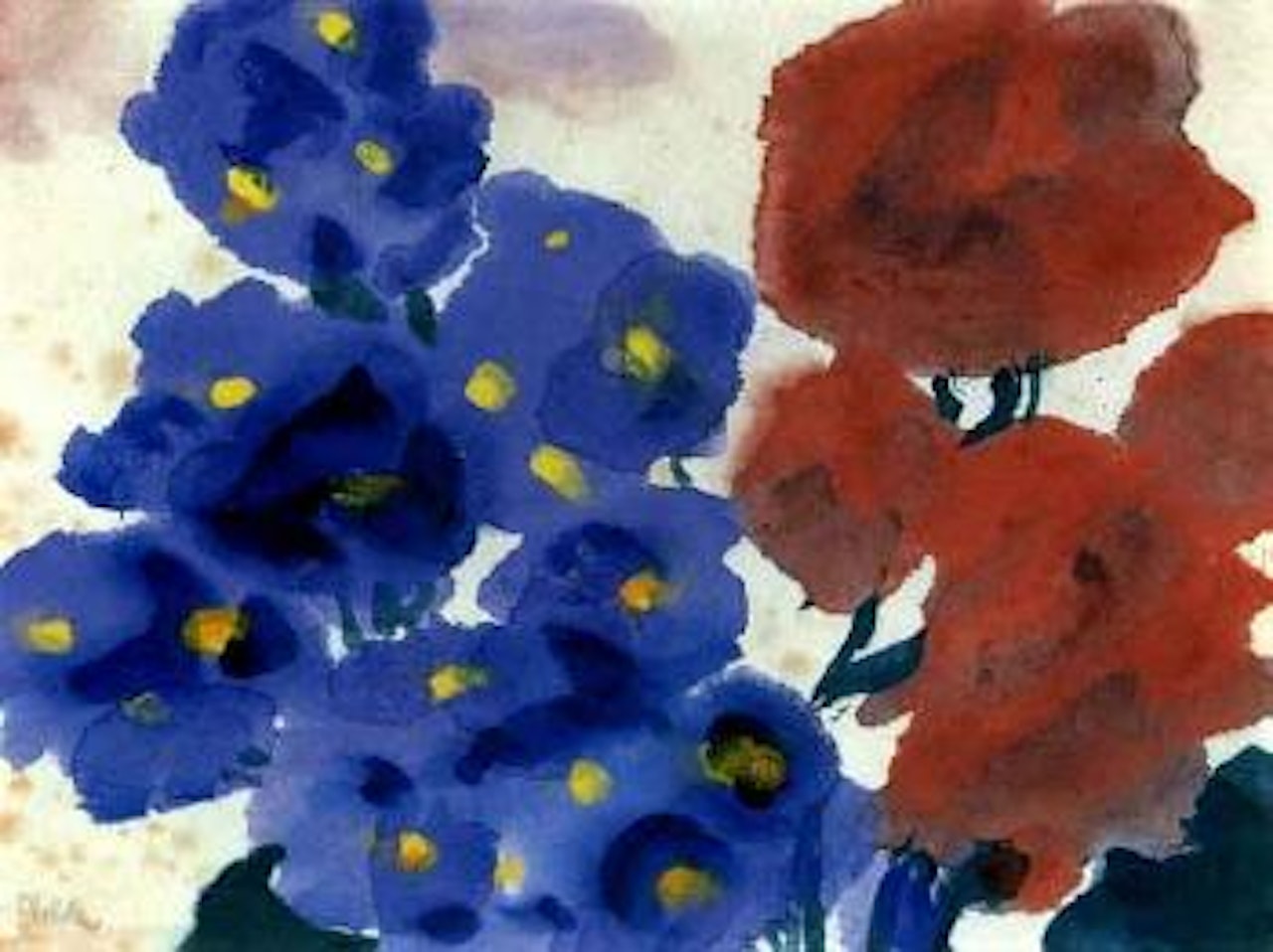 Flowers by Emil Nolde