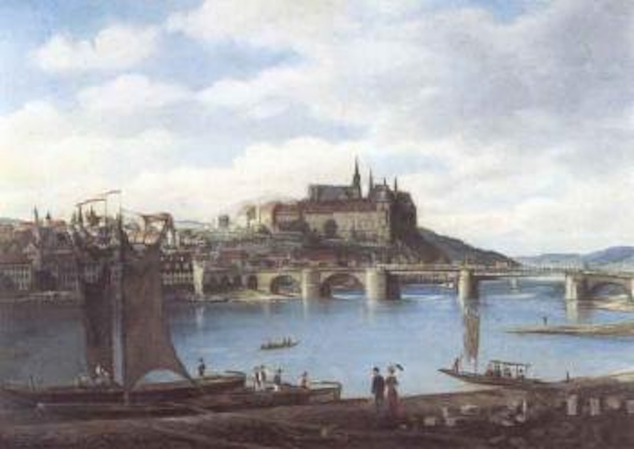 View of Meissen by German School
