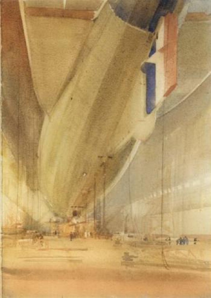 Airship by William Russell Flint