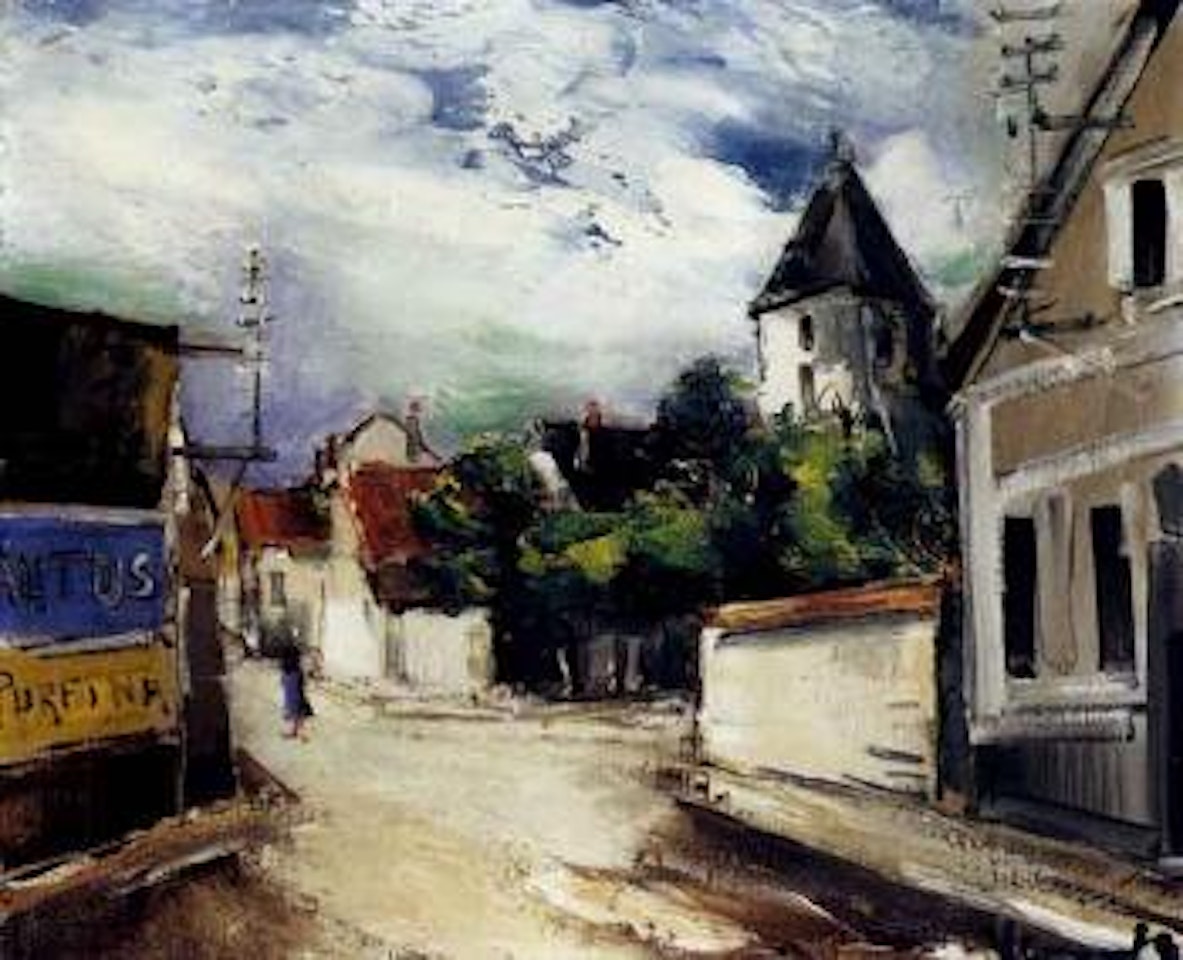 Rue de village by Maurice de Vlaminck