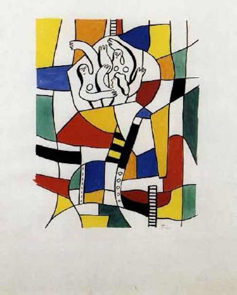 Projet de decoration pour un stade en Allemagne by Fernand Leger