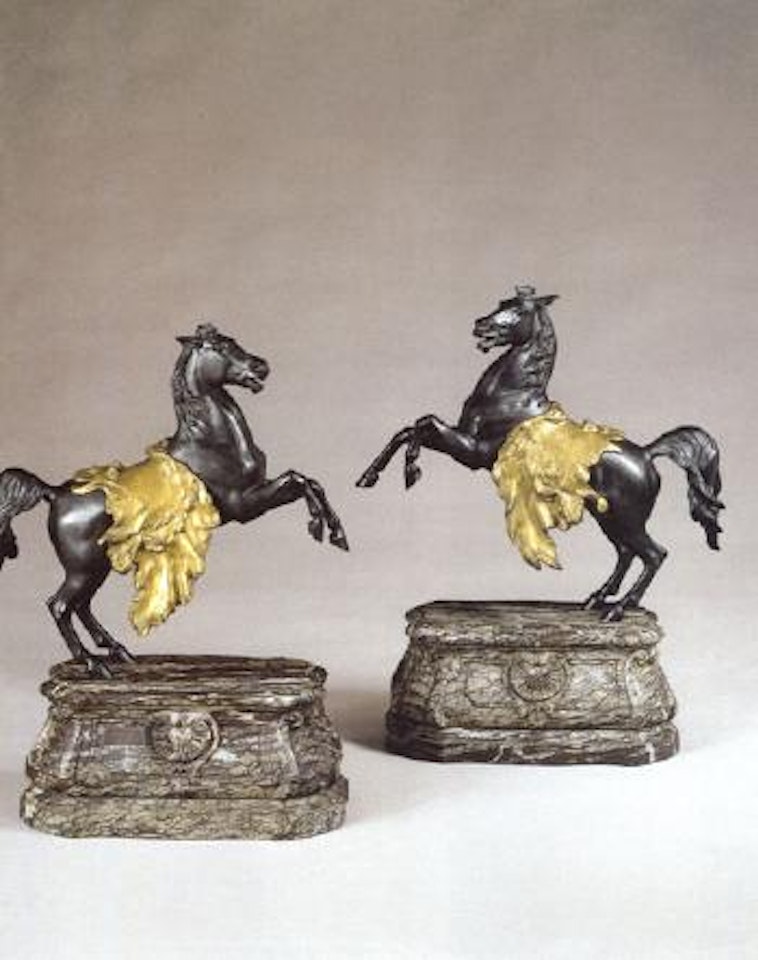 Chevaux cabres by French School