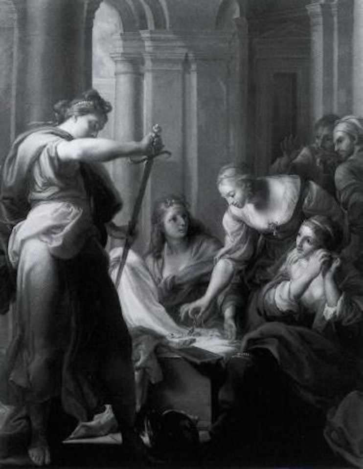 Achille parmi les filles de Lycomede by Dutch School