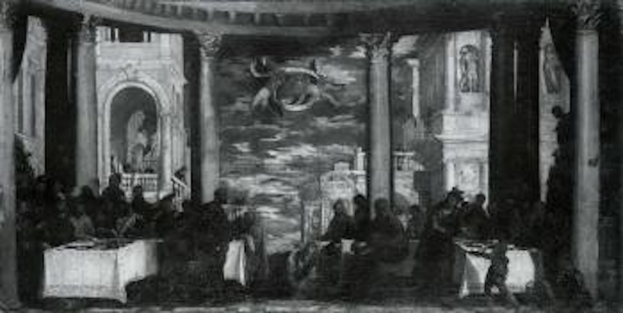 Le repas chez Levi by Paolo Veronese