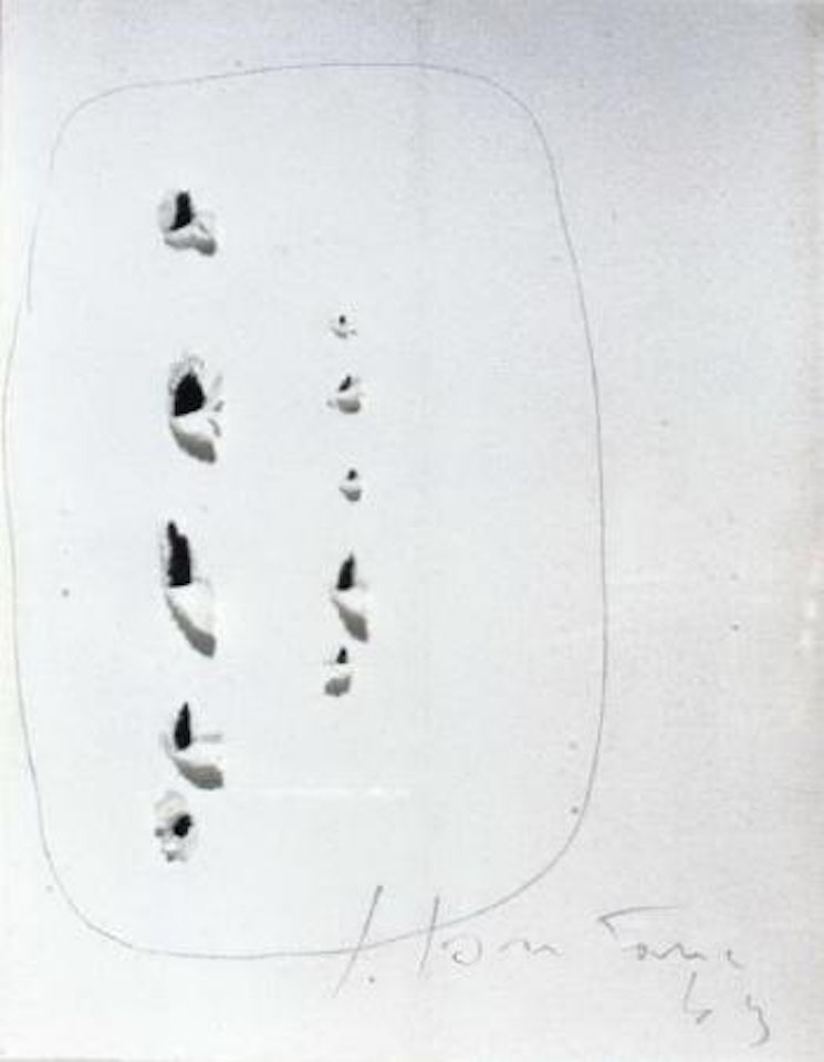 Concetto spaziale by Lucio Fontana
