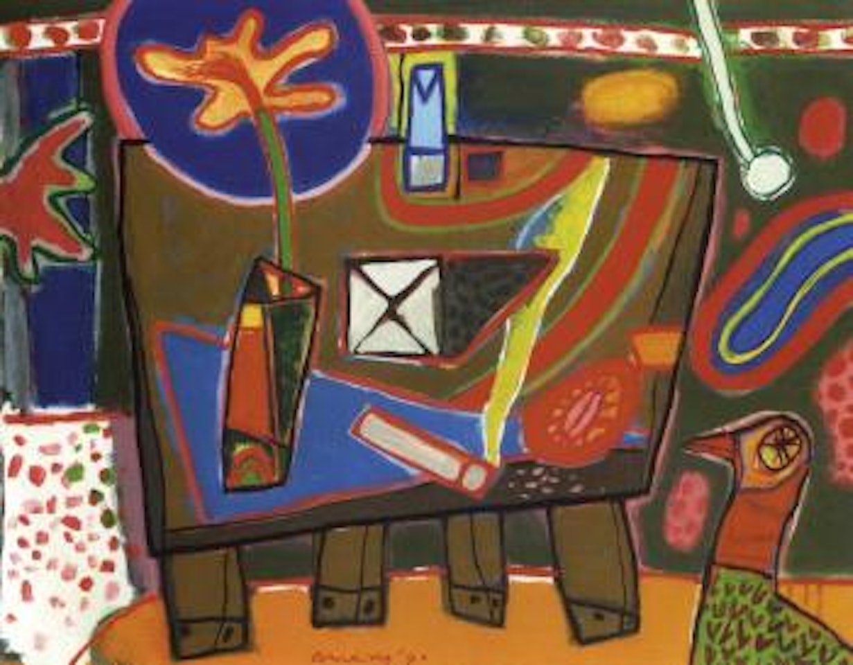 Table a la cigarette by Corneille