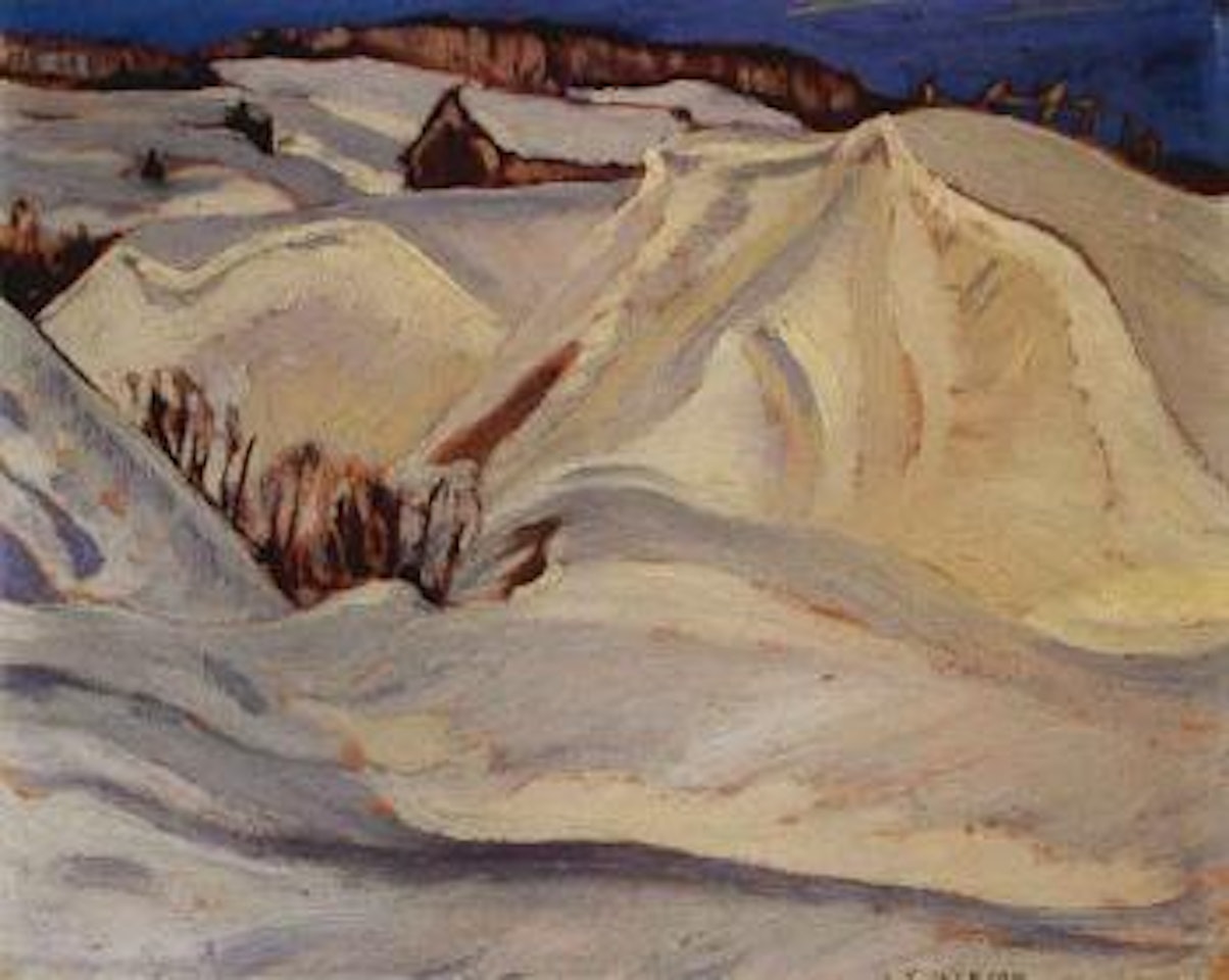 Snow study by Alexander Young Jackson