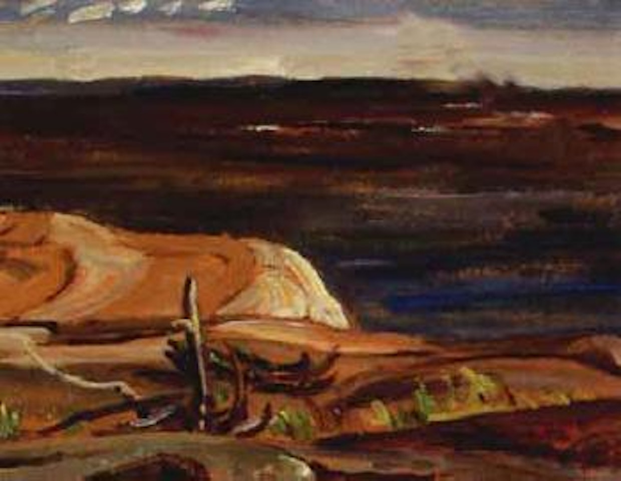 Giant's tomb from split rock by Alexander Young Jackson