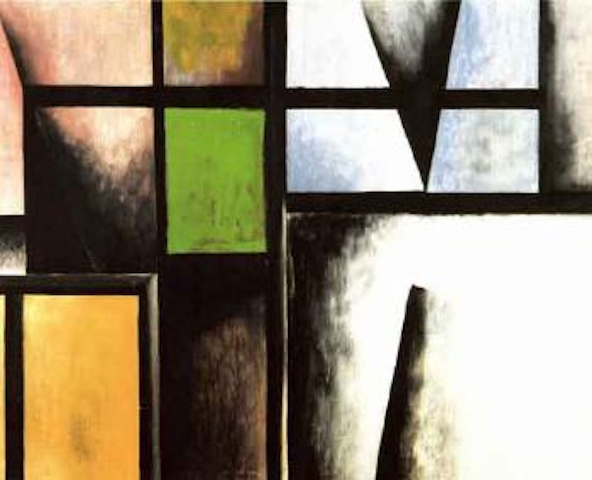 Untitled abstraction on building bridges series by Colin Mccahon