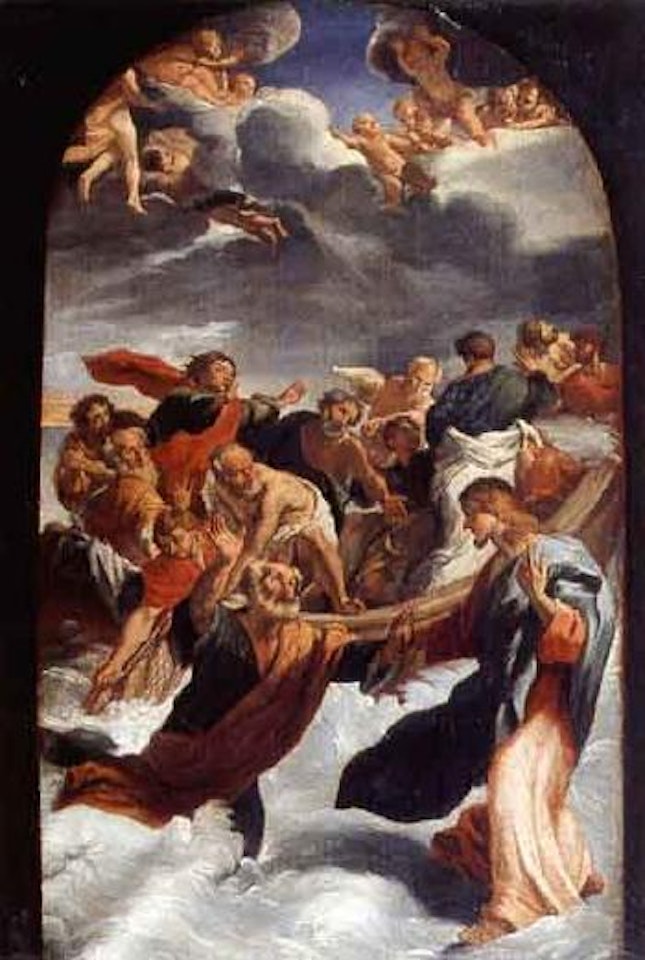The vocation of Saint Peter by Circle of Luca Giordano