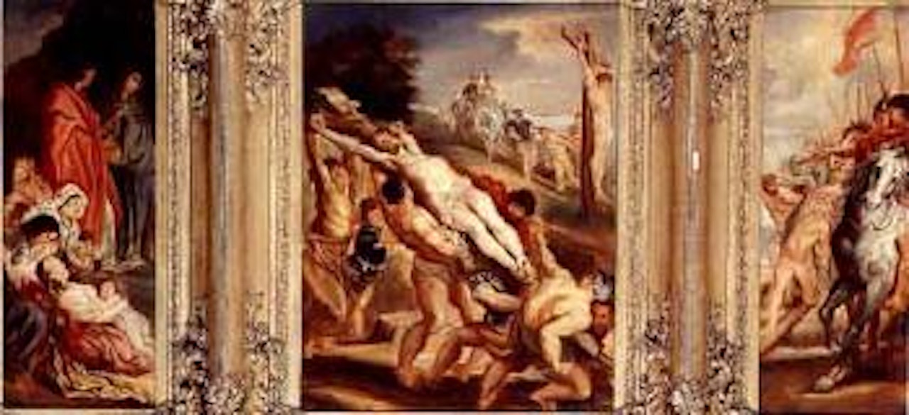 The raising of the Cross by Peter Paul Rubens