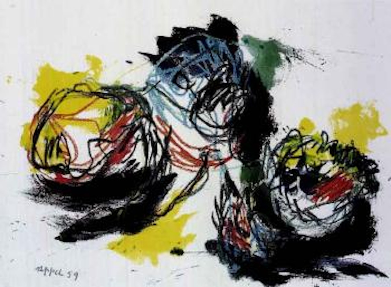 Composition by Karel Appel
