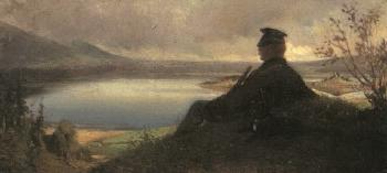 Field watchman by Carl Spitzweg