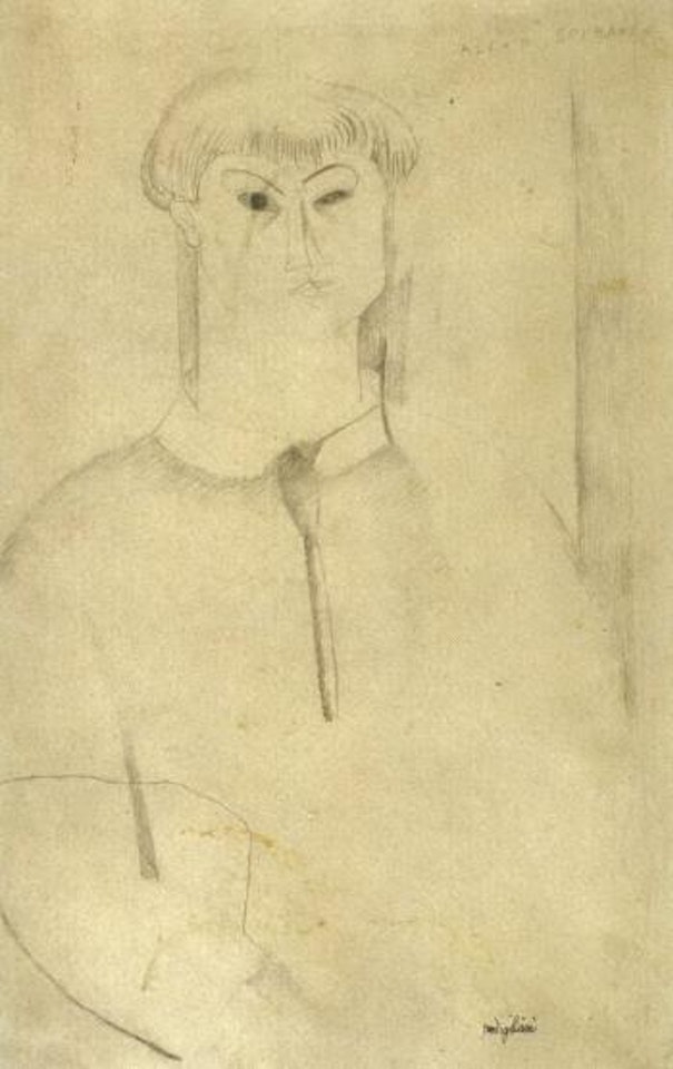 Portrait de Moise Kisling by Amedeo Modigliani