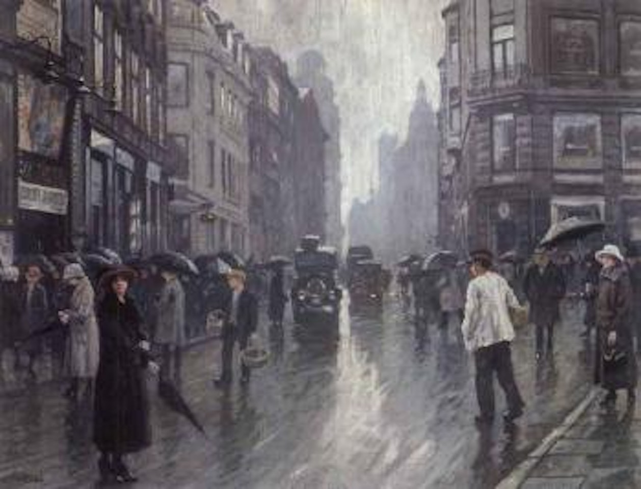 Outside the Theatre Cafe, Copenhagen by Paul Fischer