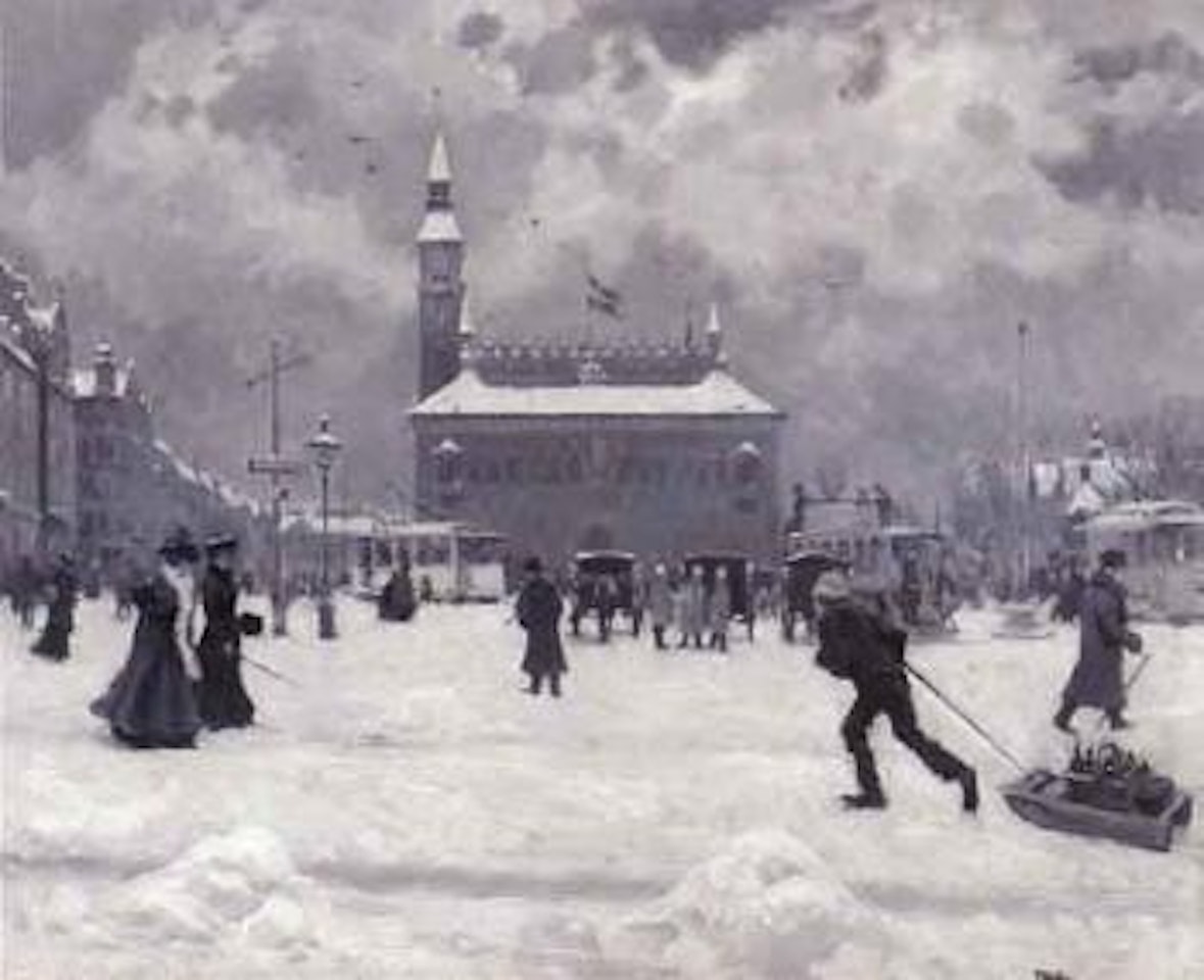 Town Square, Copenhagen by Paul Fischer