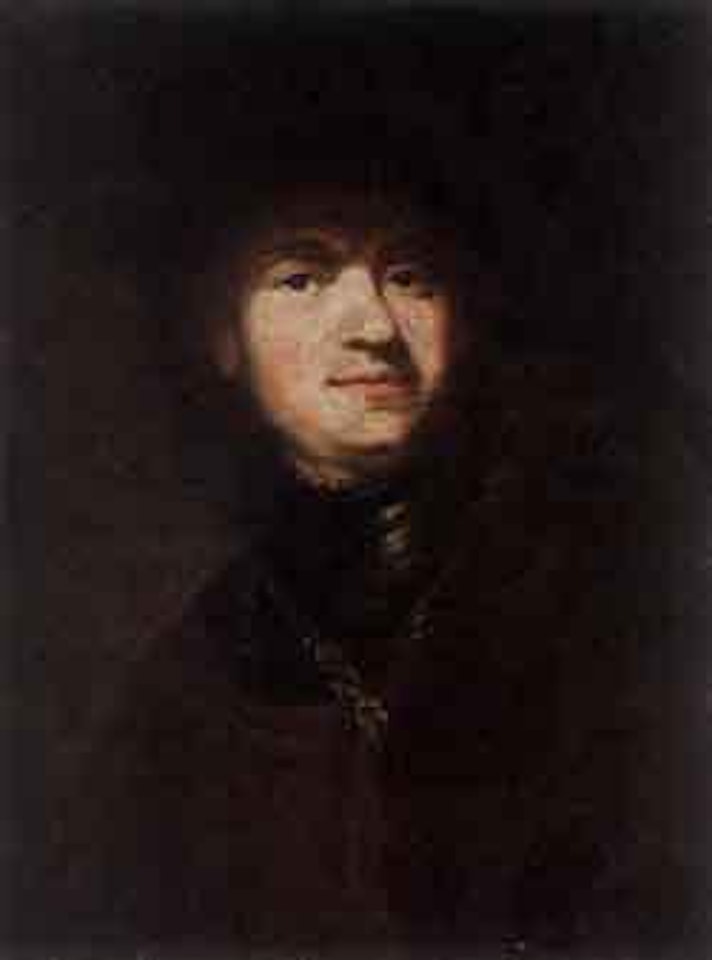 Self portrait by Attributed to Rembrandt Harmensz van Rijn